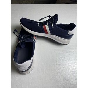 Tommy Hilfiger Navy‎ RHENA Sneaker Shoes Low Top Bungee Laces Womens Size 10M
